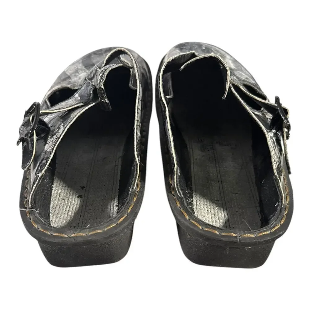 Alegria Women Classic Mule Size 38 8 Black Gray Shoe Clog